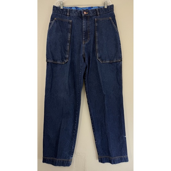 Platinum Fubu Fat Albert Baggy Jeans Men's Actual 35 (tagged 36) Streetwear Y2K - Picture 2 of 14